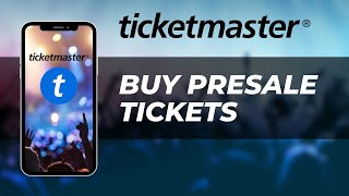 How To Buy Presale Tickets On Ticketmaster  Buy Presale Tickets  Simple amp Easy [upl. by Bullock]