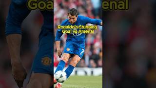 Ronaldo’s Stunning Goal vs Arsenal CR7 CristianoRonaldo ChampionsLeague [upl. by Ylatfen]