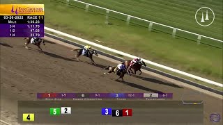 2022 TwinSpirescom Fair Grounds Oaks Stakes GII Race Replay [upl. by Sedda]