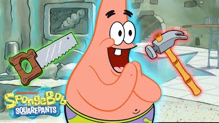 Every Time Patrick Rebuilt His House 💥🔨  SpongeBob [upl. by Ihpen]