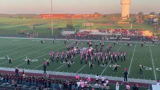 Lebanon vs Milford 10424 High School Marching Band plus 8th graders  PREGAME Show [upl. by Bolt]