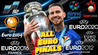 All EURO Finals from Euro 1992 to Euro 2020 [upl. by Weston]