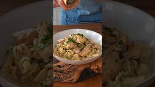 Creamy Honey Mustard Chicken Pasta Recipe [upl. by Nath]