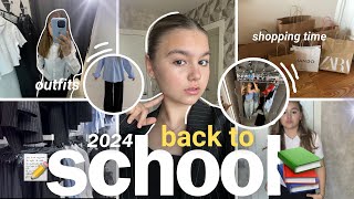 BACK TO SCHOOL 2024 👜🧸 распаковка одежды с WB снова в школу  образы на учёбу  p1 [upl. by Nirda]