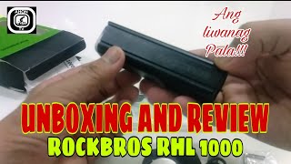 ROCKBROS RHL 1000 LUMENS UNBOXING AND REVIEW ahontv mtbride [upl. by Suolevram]