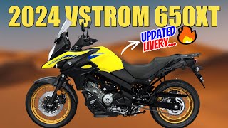 2024 SUZUKI V STROM 650XT updated new colors and features [upl. by Secrest]