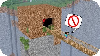 NO CRUCES ESTE PUENTE ¿NOOB SOBREVIVE TRAMPA MINECRAFT TROLL  ROLEPLAY [upl. by Turley236]