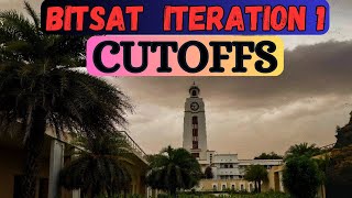 BITSAT 2024 Iteration 1 Cutoffs Released  BITS Pilani [upl. by Primrosa]