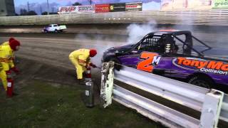 Race TRUCKS at KNOXVILLE RACEWAY [upl. by Pip]