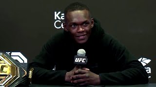 Israel Adesanya PostFight Press Conference  UFC 287 [upl. by Ahsenot]