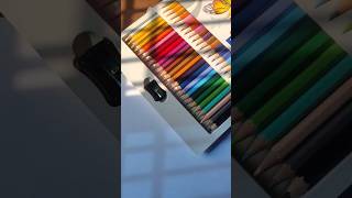 WHICH COLO IS BEST  PENCIL WATER COLOR for coloring 🖌 painting viral [upl. by Dnob137]