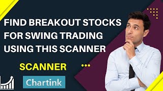 Useful CHARTINK Swing Trading Scanner For Breakout chartink peakvolume noindicator swingtrading [upl. by Ibok]