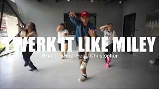 Twerk It Like Miley  Brandon Beal Feat Christopher  Texas  IPH Studio [upl. by Akeihsal]