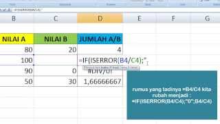 Copy of Cara Menghilangkan Mengatasi Kode Error DIV0 di Excel [upl. by Siward]