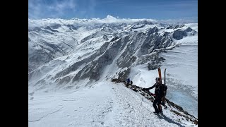 Wildspitze 3768 m by fear means Skitour März 2023 [upl. by Anina]