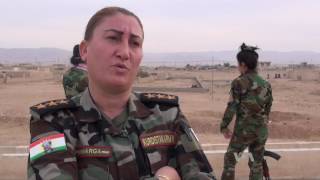 Yazidi Women Fighters We Hope for Battle [upl. by Refinej946]