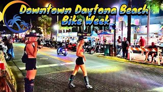 Daytona Bike Week 2024  Downtown Main Street Daytona Beach [upl. by Russi558]