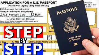 How To Apply For First US Passport 2024 🇺🇸 [upl. by Ursola]