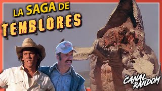 LA SAGA de TEMBLORES  RESUMEN y ERRORES de Películas TERROR bajo la tierra TREMORS [upl. by Aleekat]