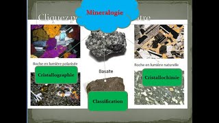 Mineralogie chapitre1  La Cristallgraphie Darija [upl. by Roana962]