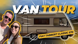 🚌 VAN TOUR Autocaravana retro Fiat  Recorrido Completo 🧡 🎥 [upl. by Rehpotsirhc]