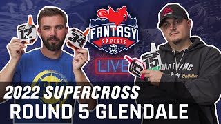 2022 Supercross Glendale Round 5  RMFantasySX SXperts W Zach Osborne [upl. by Auqenahs]