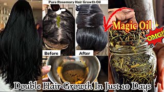 മുടി ഉള്ളോടെ തഴച്ചു വളരാൻ Rosemary Oil💯Affordable HairCare Routine For Faster HairGrowth haircare [upl. by Berthold]