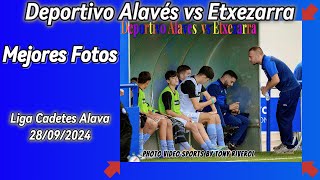 Deportivo Alavés vs Etxezarra Mejores FOTOSCadetes [upl. by Aihseuqal]