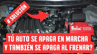 Se apaga el auto en marcha y se apaga el motor al frenar  Solucion [upl. by Tnarg831]