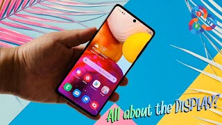 Galaxy A71 Review  All about the DISPLAY [upl. by Perot866]