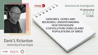 Genomesgenes and microbesunderstanding hostpathogen coevolution using island populations of birds [upl. by Agatha]