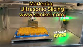 Marlenka  Honey Walnut Ultrasonic Slicer marlenka ultrasoniccutting ultrasonicslicer sonikel [upl. by Avrom]