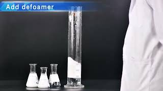 Defoamer Antifoam  Defoaming performance test [upl. by Lehcar]