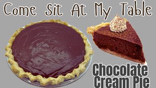 Chocolate Cream Pie  An OldFashioned Creamy Chocolate Pie [upl. by Faubert]