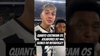 Quanto custaram os jogadores do elenco do Botafogo brasileirão futebol botafogo [upl. by Anekam]