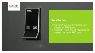 How to operate a Digilock Axis Touch RFID lock [upl. by Otipaga514]