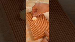 Shaping Potato Gnocchi  so satisfying shorts gnocchi [upl. by Steffane]