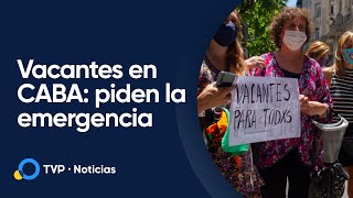 Piden declarar la emergencia de vacantes en CABA [upl. by Giffie]