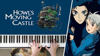 Merry Go Round Of Life  Howls Moving Castle STUDIO GHIBLI  PIANO COVER [upl. by Dwaine]