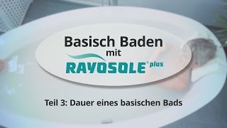 Basisch Baden Teil 3 Dauer eines basischen Bads [upl. by Nylodam]