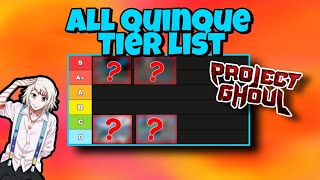 Project Ghoul Quinque Tier List [upl. by Seed496]