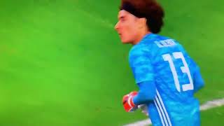 Jorge Campos Farmacias del Ahorro MÉXICO VS COSTA RICA COPA ORO 2019 [upl. by Nauh482]