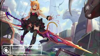 Nightcore  World Away  Tonight Alive [upl. by Tcideneb]