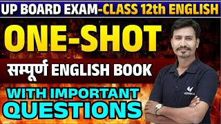 Class 12 English Important Questions  UP Board 12th English One Shot [upl. by Imoyaba]