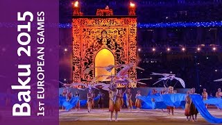 Highlights of the Closing Ceremony  Baku 2015 European Games [upl. by Ecnerewal]