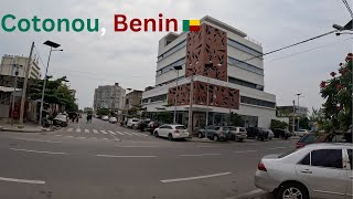 Cotonou Benin republic Walking Tour in 4K ASMR [upl. by Aimal]