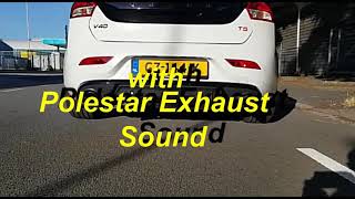 Volvo V40 T5 20L Polestar Exhaust sound [upl. by Kalila]