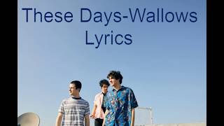 Wallows These Days Lyrics [upl. by Kalinda331]