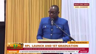 RECOGNITION OF PRIOR LEARNING RPL LAUNCH AND 1ST GRADUATION [upl. by Vizzone]