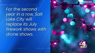 SLC to bring back drone shows for July holidays [upl. by Yekcim]